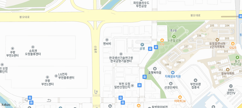 한국금형기술센터 오시는 길 지도