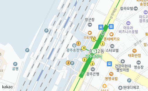 서울역 ↔ 광주송정 Ktx 열차시간표 및 노선정보